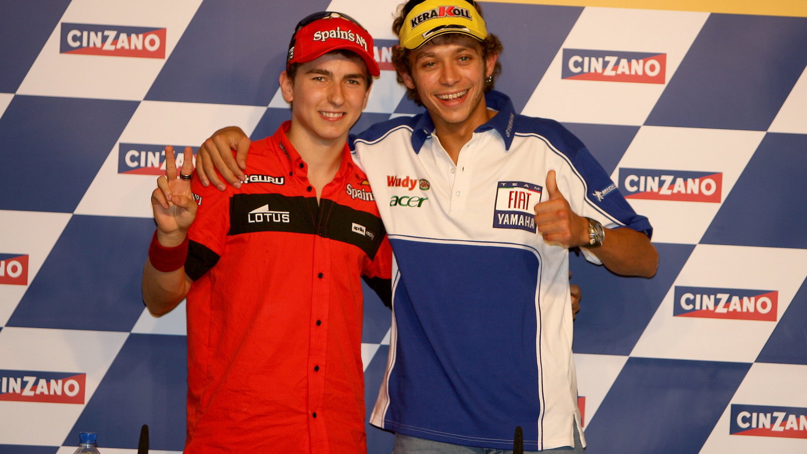 Valentino Rossi (ITA), Yamaha Factory Racing Team, Yamaha M1, 46, 2007 MotoGP World Championship,Jorge Lorenzo (ESP),