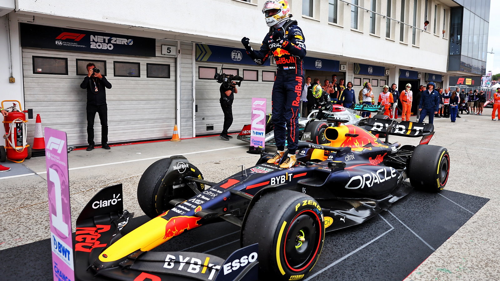 Race winner Max Verstappen (NLD) 