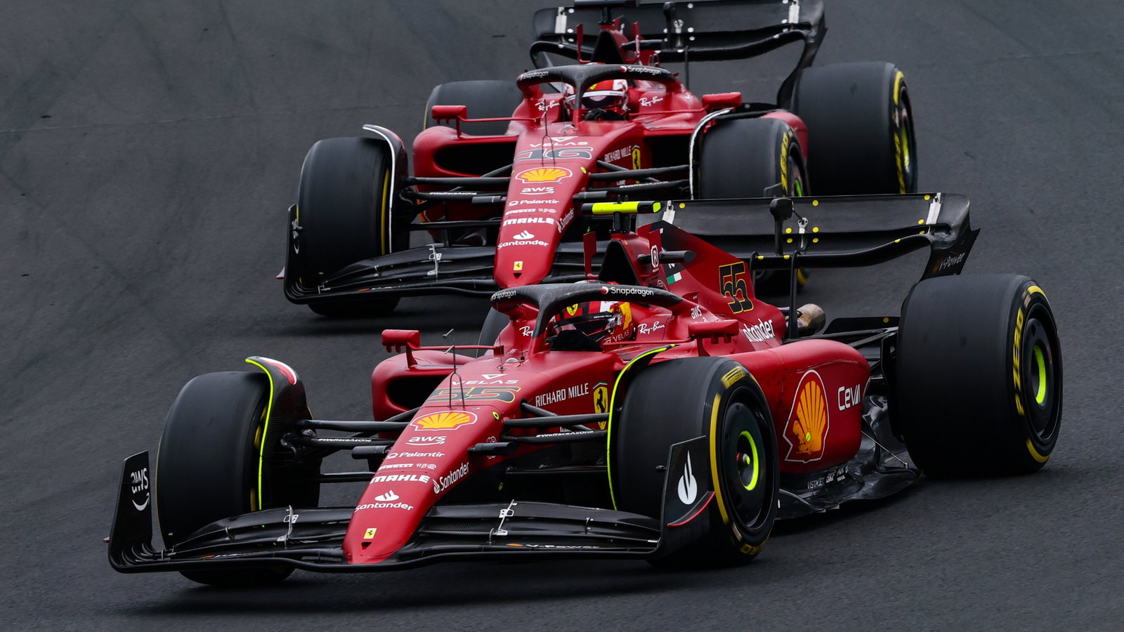 Carlos Sainz Jr (ESP), Scuderia Ferrari and Charles Leclerc (FRA), Scuderia Ferrari Formula 1 World Championship, Rd 13,