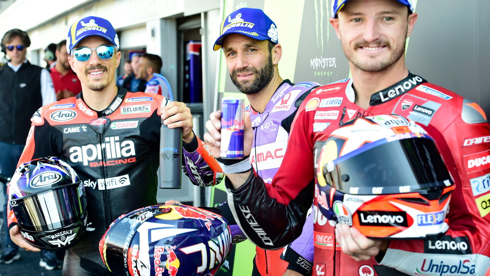 Johann Zarco, Maverick Vinales, Jack Miller, British MotoGP, 6 August
