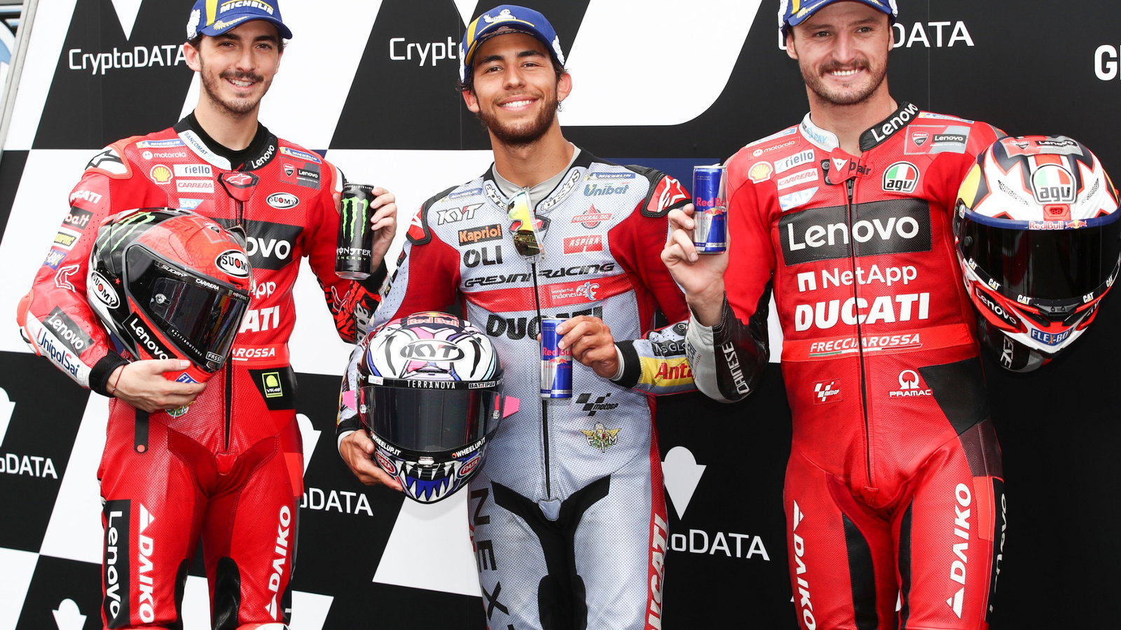Enea Bastianini, Francesco Bagnaia, Jack Miller, MotoGP, Austrian MotoGP, 20 August