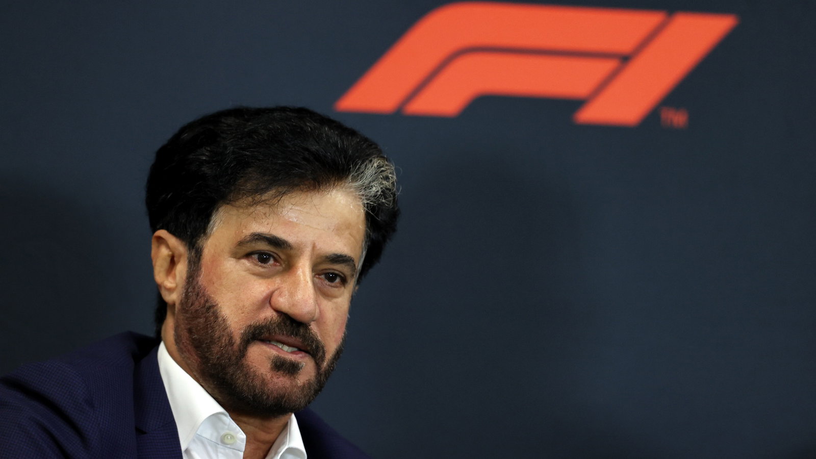 Mohammed Bin Sulayem (UAE) FIA President at a press conference announcing that Audi has officially registered as an F1