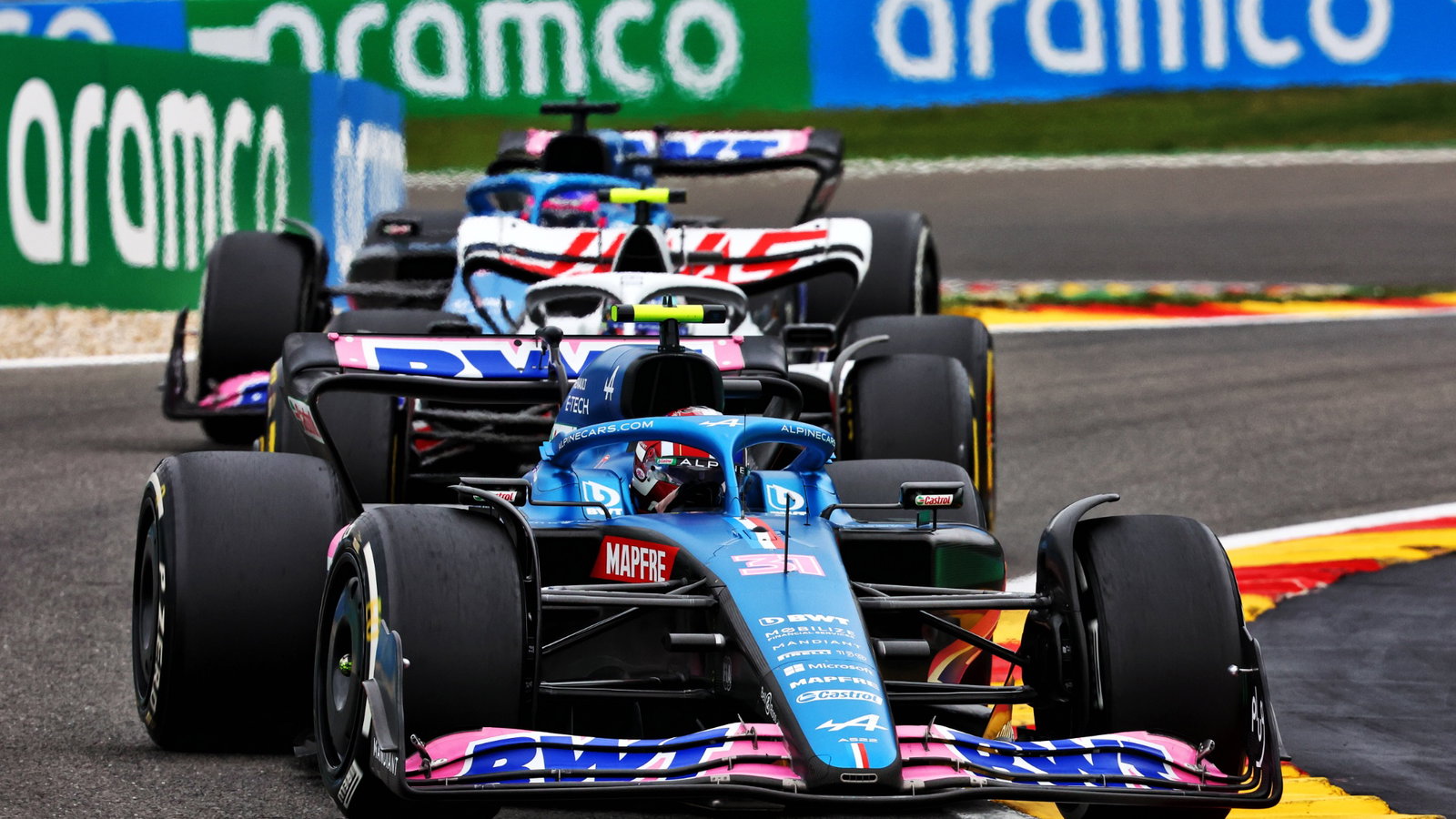 Esteban Ocon (FRA) Alpine F1 Team A522. Formula 1 World Championship, Rd 14, Belgian Grand Prix, Spa Francorchamps,