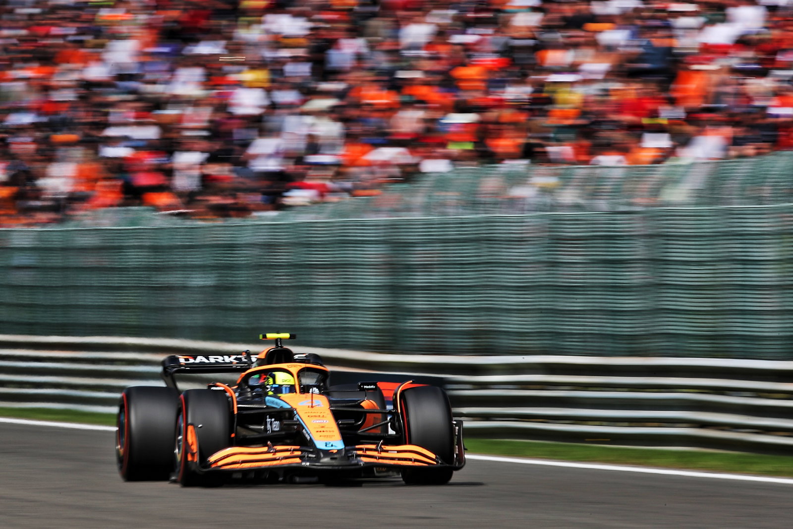 Lando Norris (GBR) McLaren MCL36. Formula 1 World Championship, Rd 14, Belgian Grand Prix, Spa Francorchamps, Belgium,