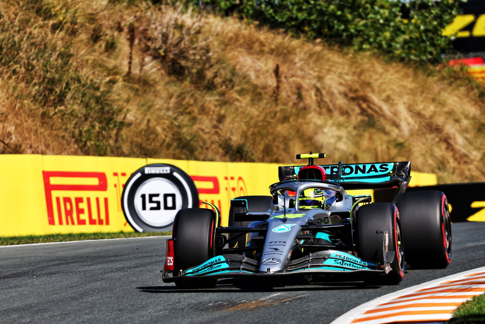 Lewis Hamilton (GBR) Mercedes AMG F1 W13. Kejuaraan Dunia Formula 1, Rd 14, Grand Prix Belanda, Zandvoort, Belanda,