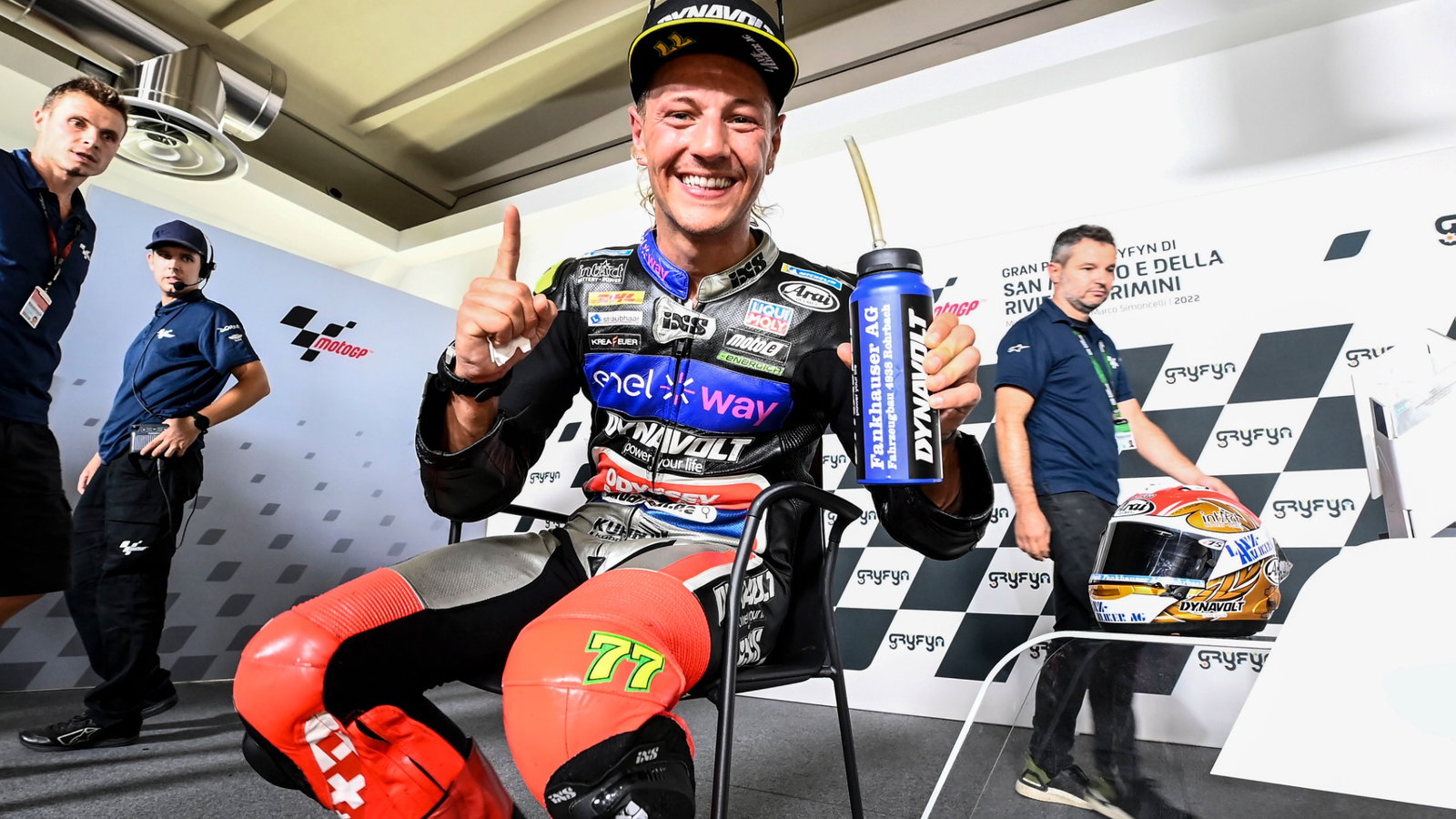 Dominique Aegerter, MotoE Champion, San Marino MotoGP 3 September