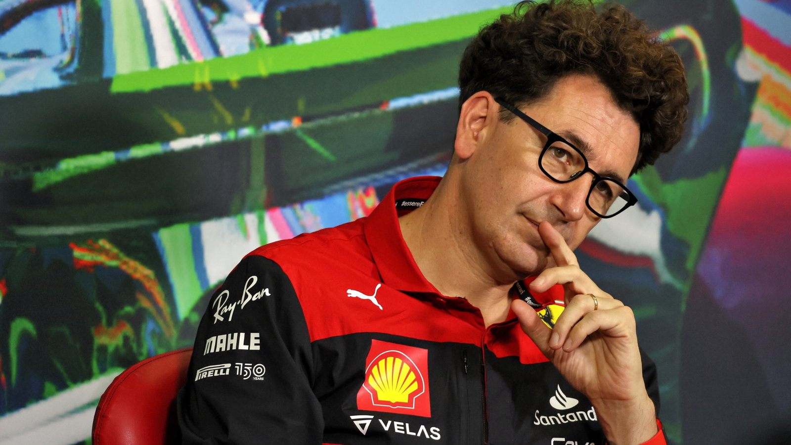 Mattia Binotto (ITA) Ferrari Team Principal in the FIA Press Conference. Formula 1 World Championship, Rd 16, Italian