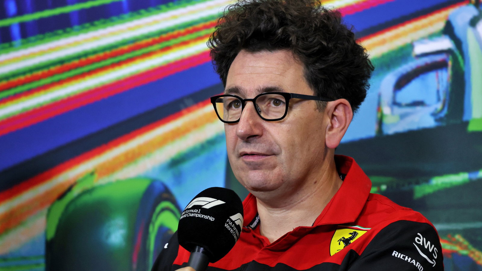 Mattia Binotto (ITA) Ferrari Team Principal in the FIA Press Conference. Formula 1 World Championship, Rd 16, Italian