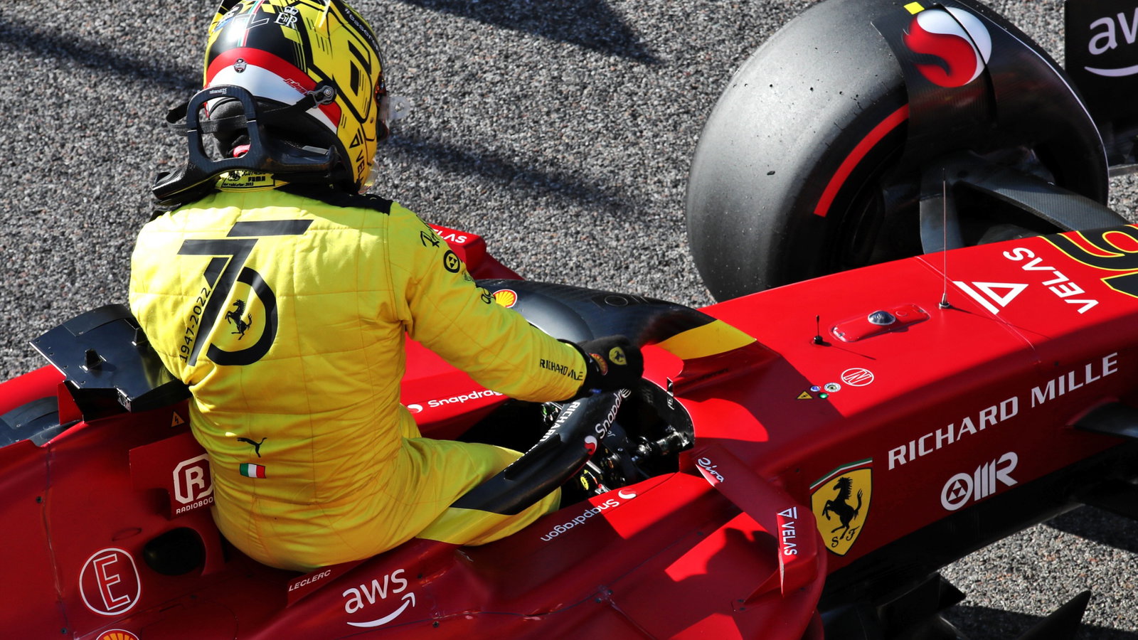 Charles Leclerc (MON) Ferrari F1-75 in parc ferme. Formula 1 World Championship, Rd 16, Italian Grand Prix, Monza, Italy,