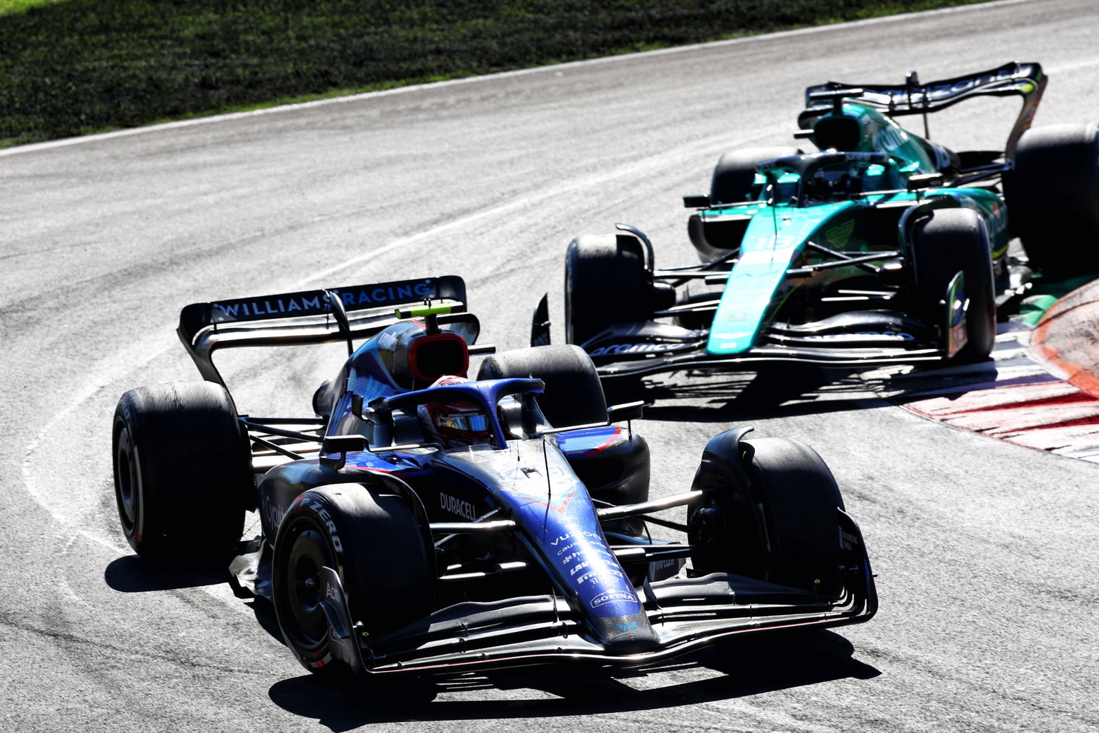 Nicholas Latifi (CDN) ) Williams Racing FW44. Kejuaraan Dunia Formula 1, Rd 16, Grand Prix Italia, Monza, Italia, Race