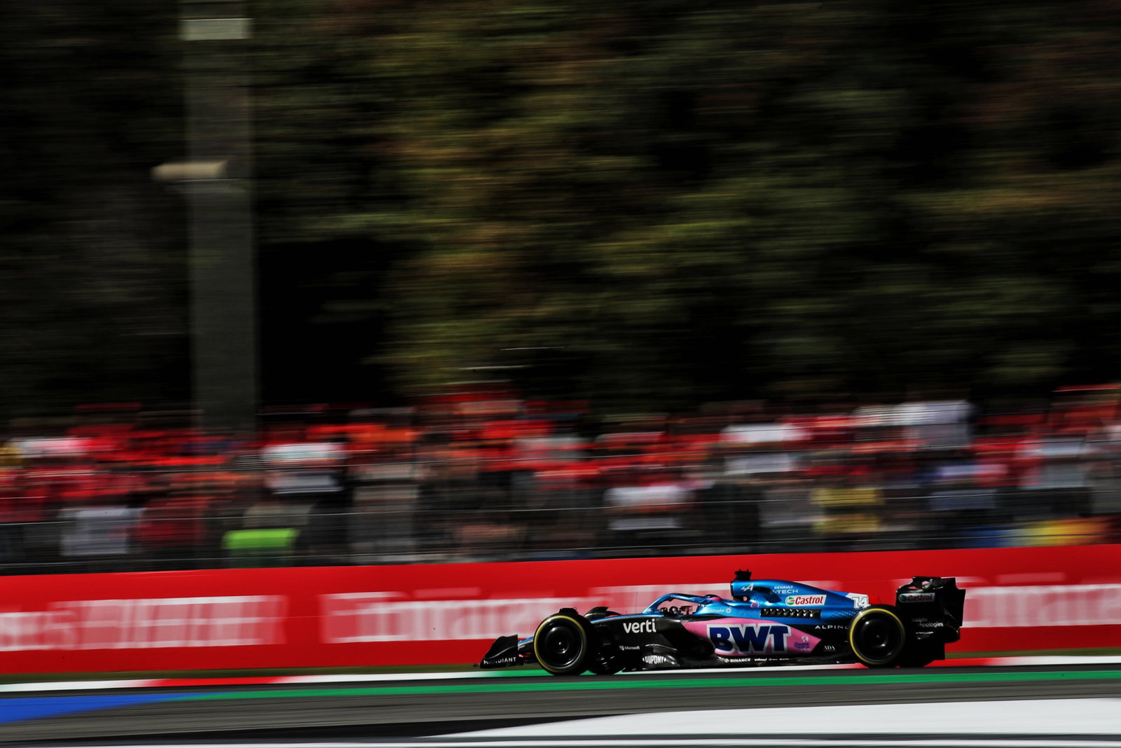 Fernando Alonso (ESP) Alpine F1 Team A522. Formula 1 World Championship, Rd 16, Italian Grand Prix, Monza, Italy, Race