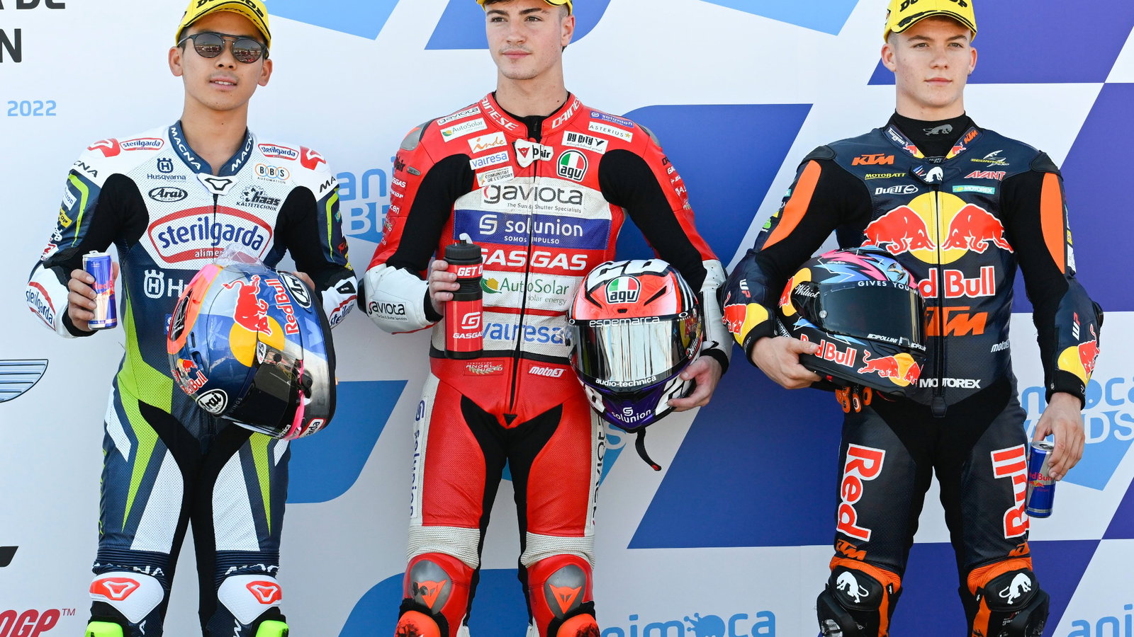 Izan Guevara, Ayumu Sasaki, Daniel Holgado, Moto3, Aragon MotoGP, 17 September