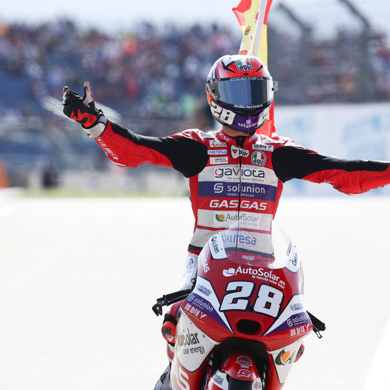 Izan Guevara, Moto3 race, Aragon MotoGP, 18 September