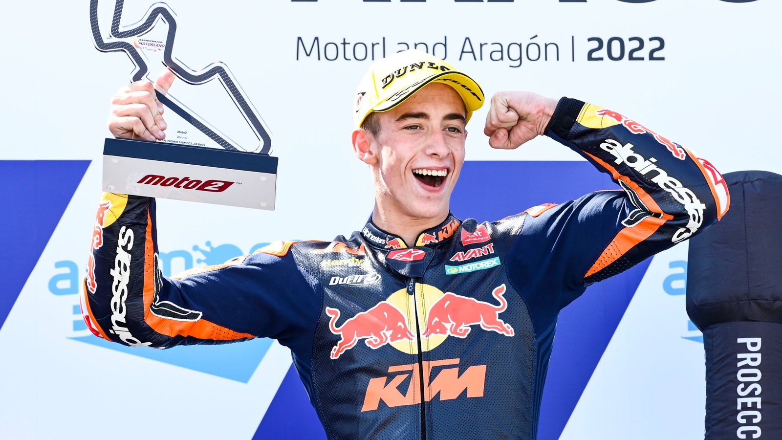 Pedro Acosta, Moto2 race, Aragon MotoGP, 18 September