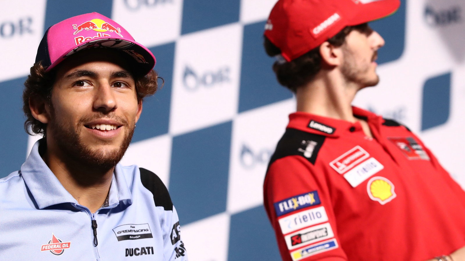 Enea Bastianini, Francesco Bagnaia, Thailand MotoGP. 29 September