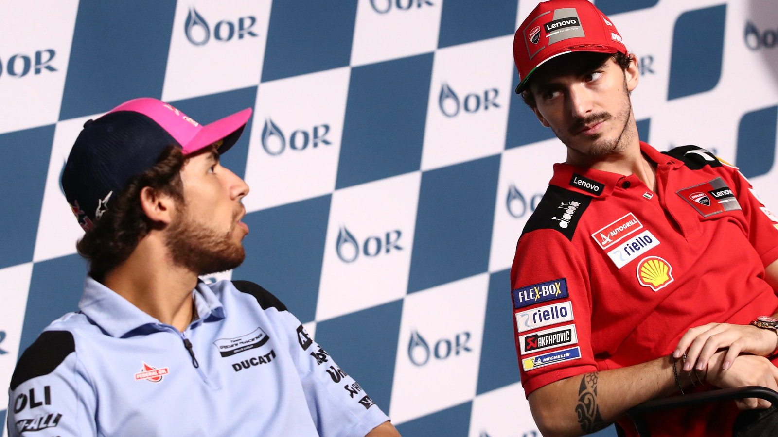 Enea Bastianini, Francesco Bagnaia Ducati MotoGP