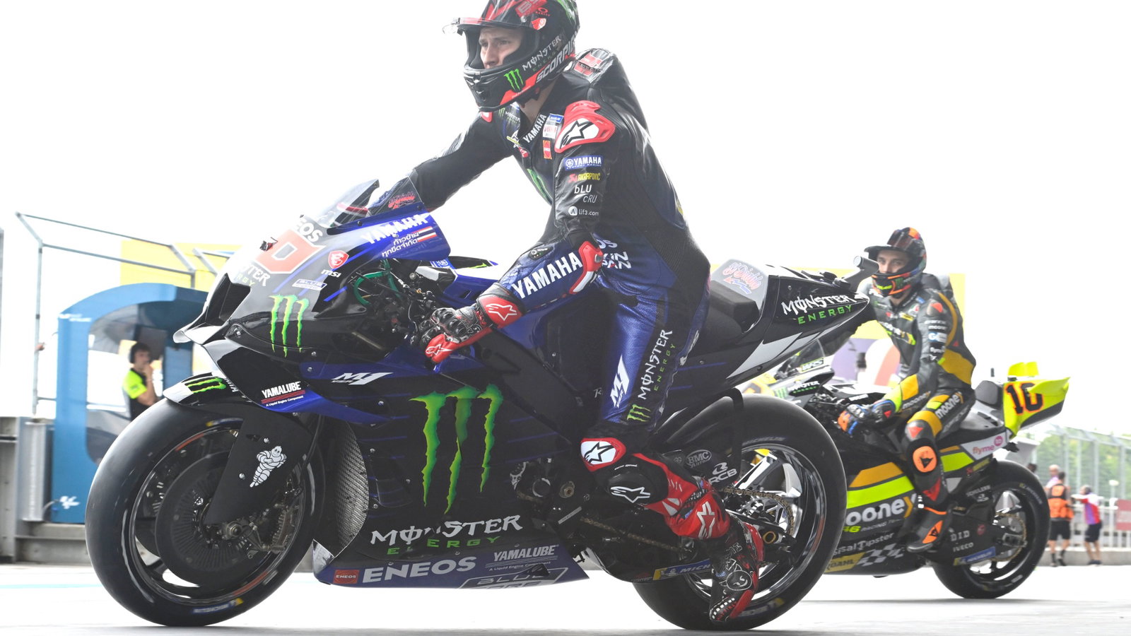 Fabio Quartararo Yamaha, Luca Marini Ducati, MotoGP Buriram, Thailand 2022