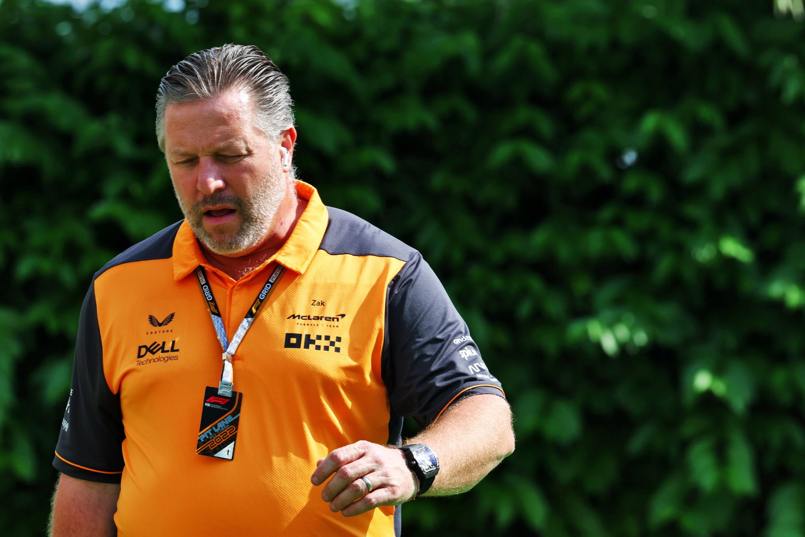 Zak Brown (USA) McLaren Executive Director. Formula 1 World Championship, Rd 17, Singapore Grand Prix, Marina Bay Street