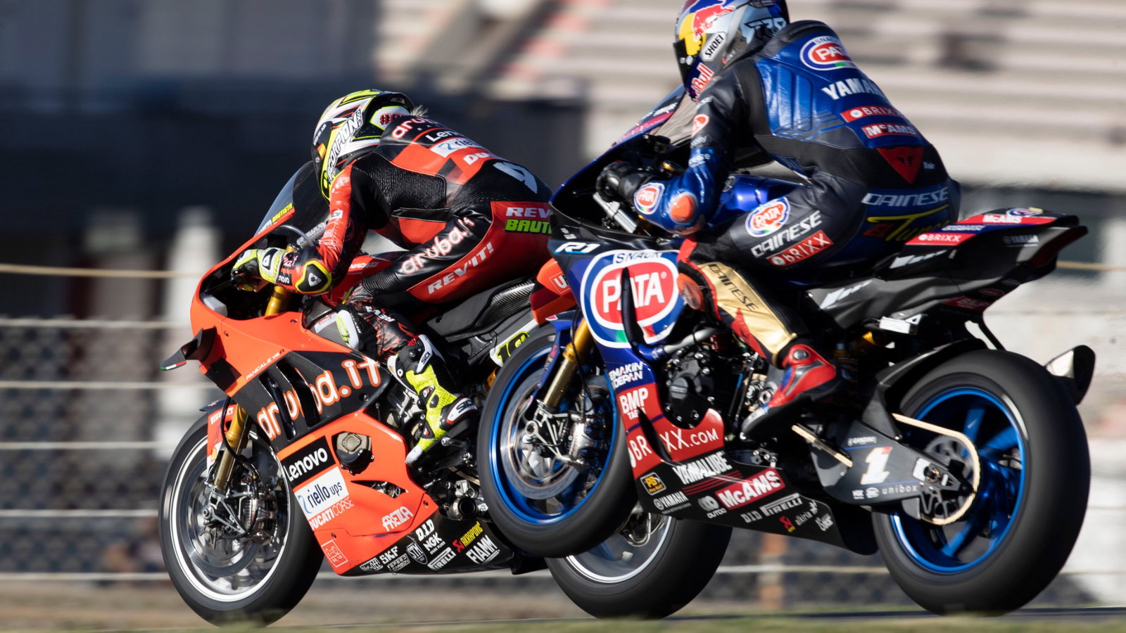 Toprak Razgatlioglu Yamaha, Alvaro Bautista Ducati, WorldSBK Portimao