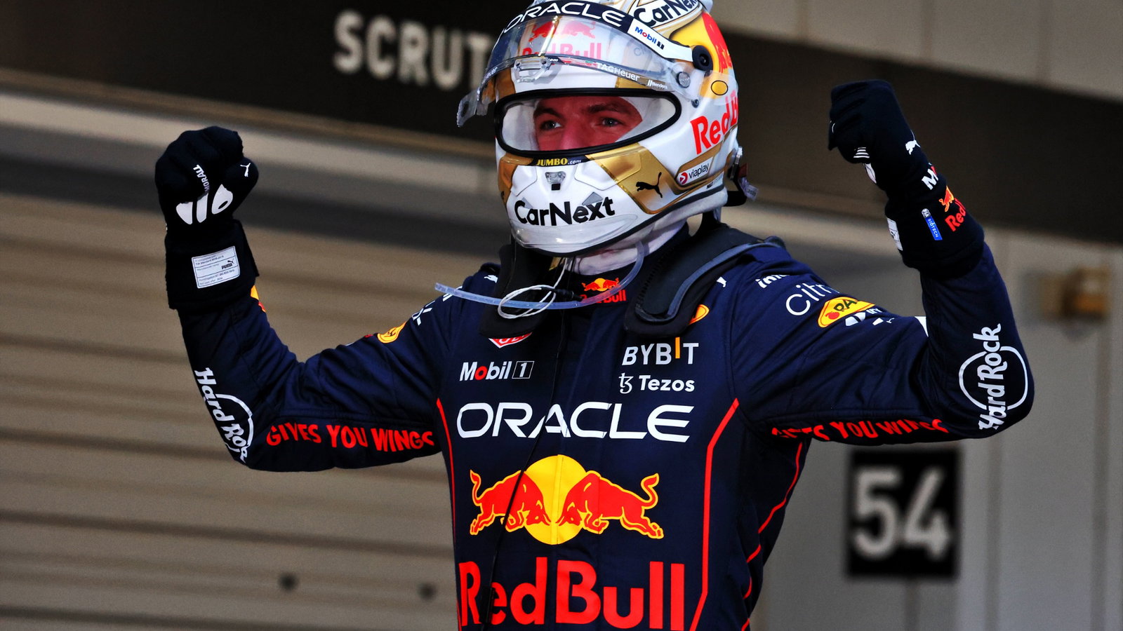 Race winner Max Verstappen (NLD) 