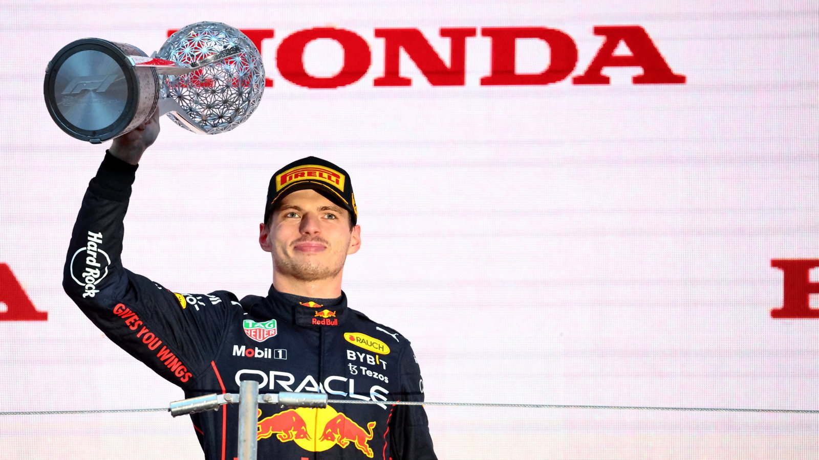Race winner Max Verstappen (NLD)