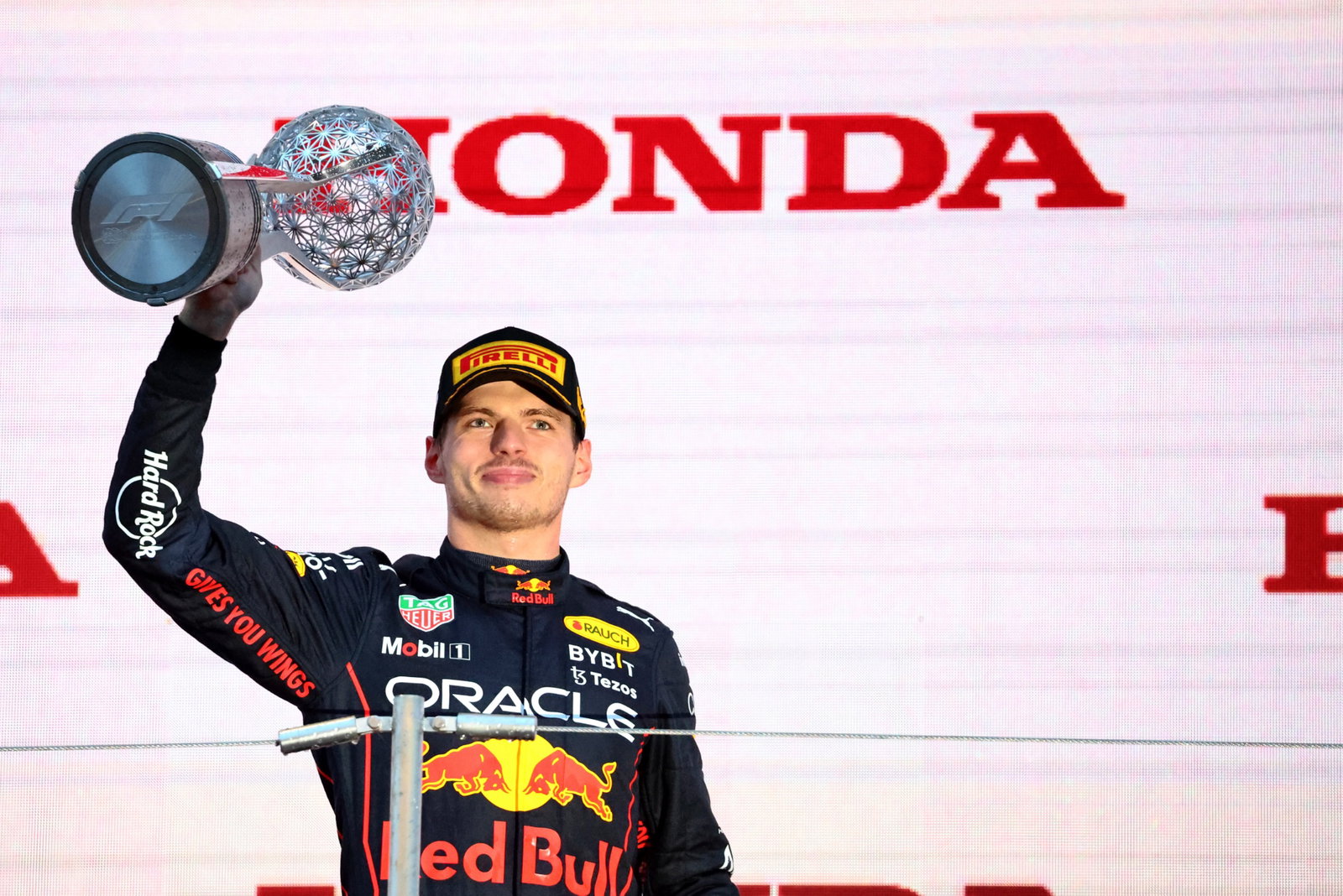 Race winner Max Verstappen (NLD)