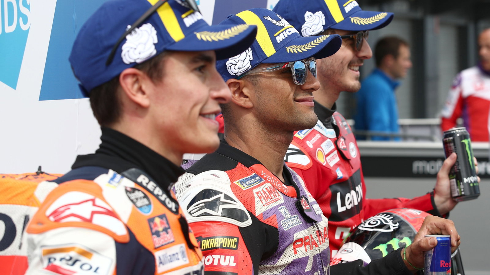 Marc Marquez Jorge Martin Francesco Bagnaia , Australian MotoGP, 15 October