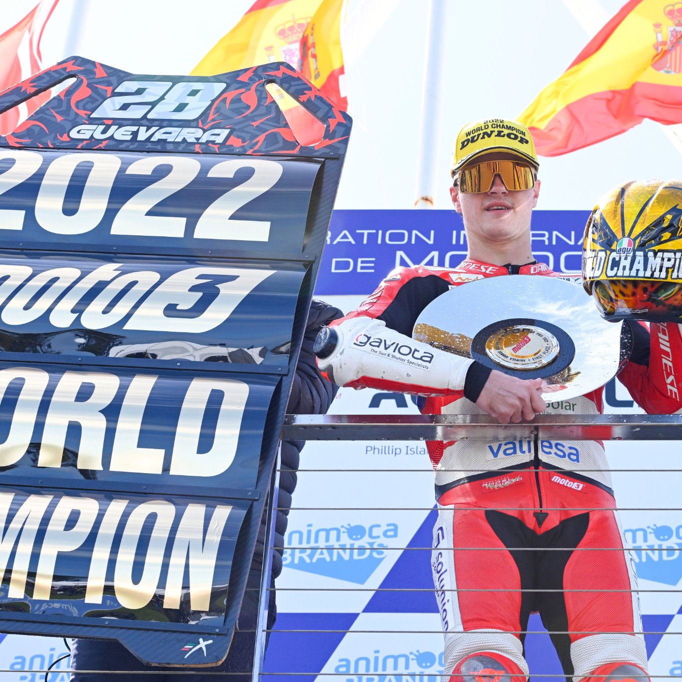 Izan Guevara, Moto3 race, Australian MotoGP, 16 October