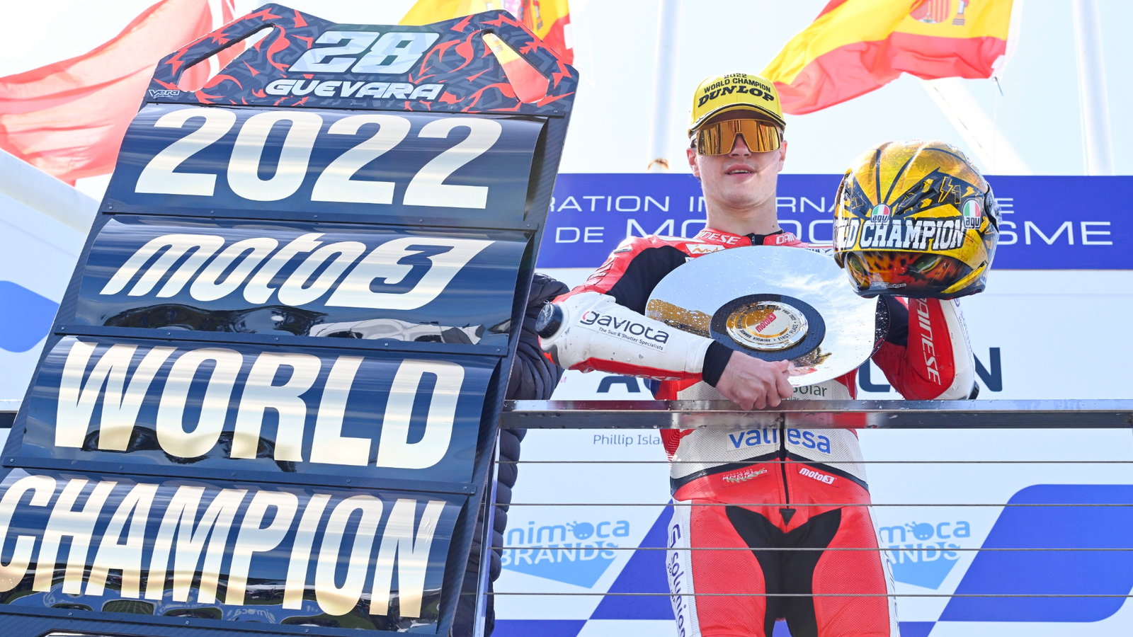 Izan Guevara, Moto3 race, Australian MotoGP, 16 October