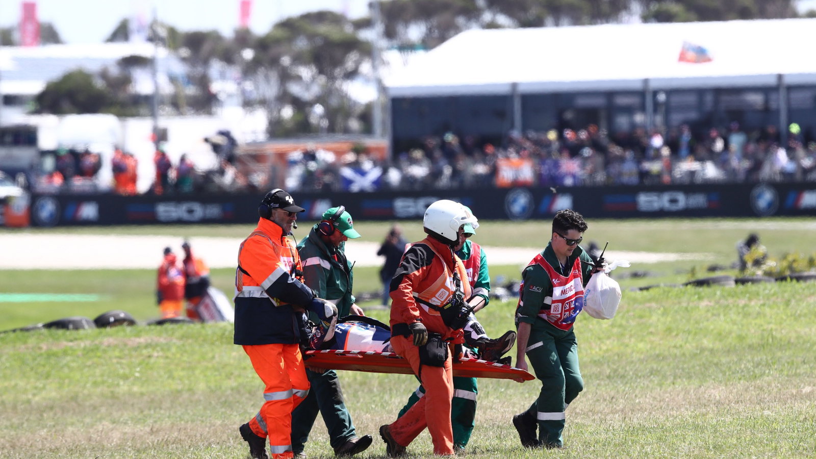 Jorge Navarro crash, Moto2 race, Australian MotoGP, 16 October