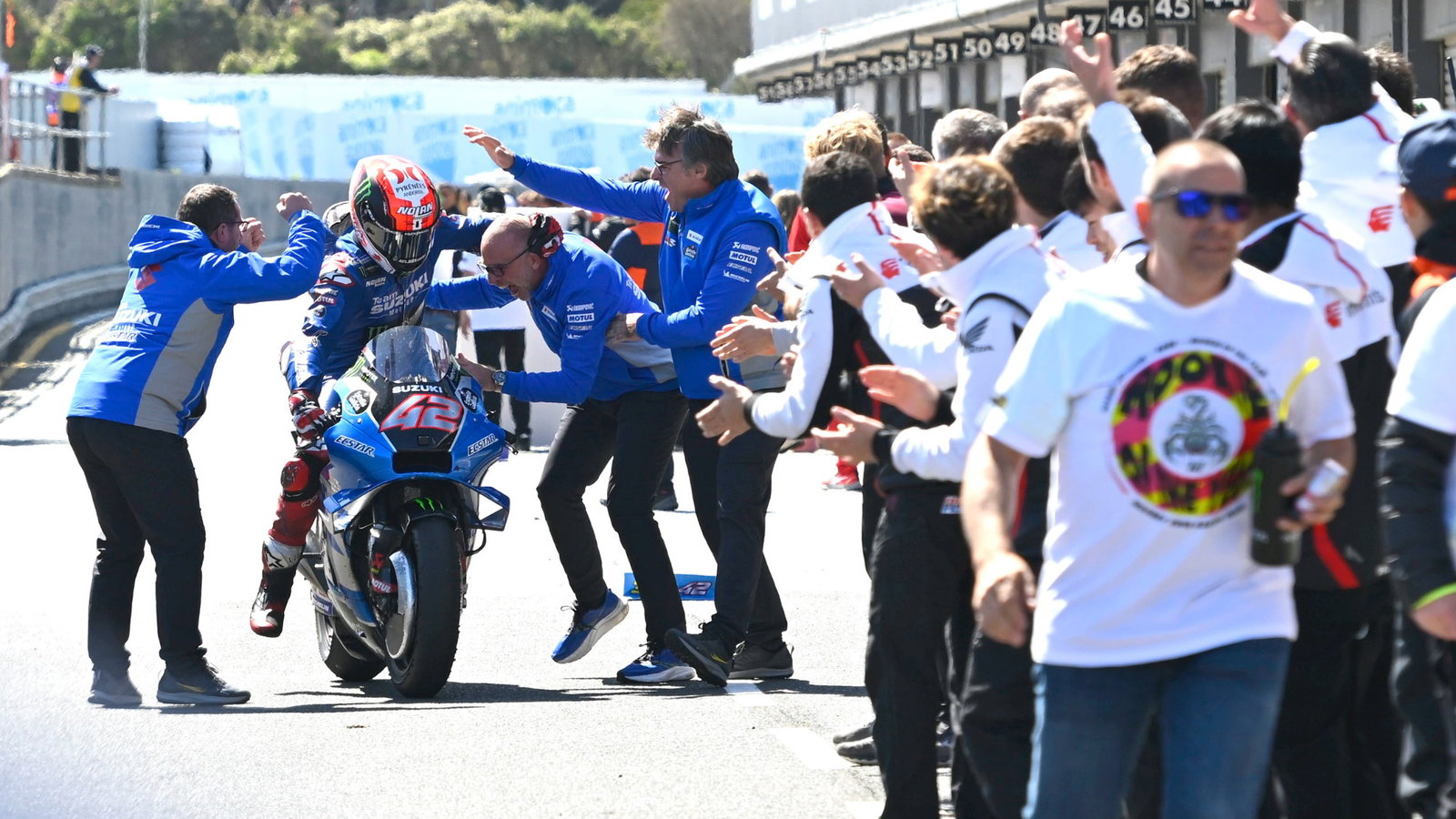 Alex Rins, Livio Suppo, MotoGP race, Australian MotoGP 16 October