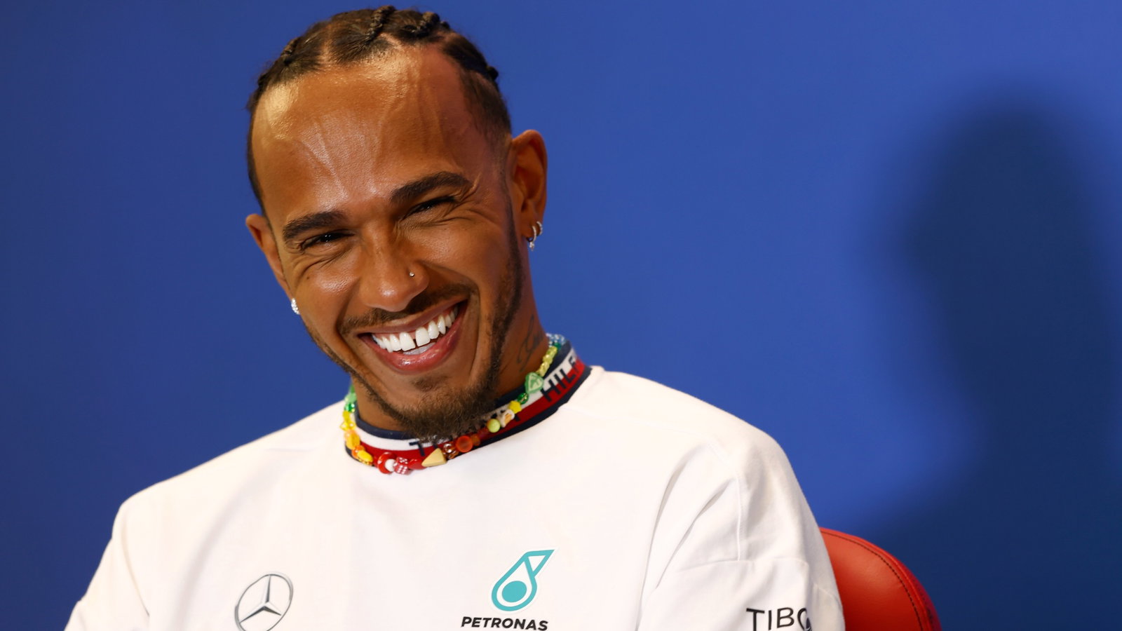 Lewis Hamilton (GBR) Mercedes AMG F1 in the FIA Press Conference. Formula 1 World Championship, Rd 19, United States Grand