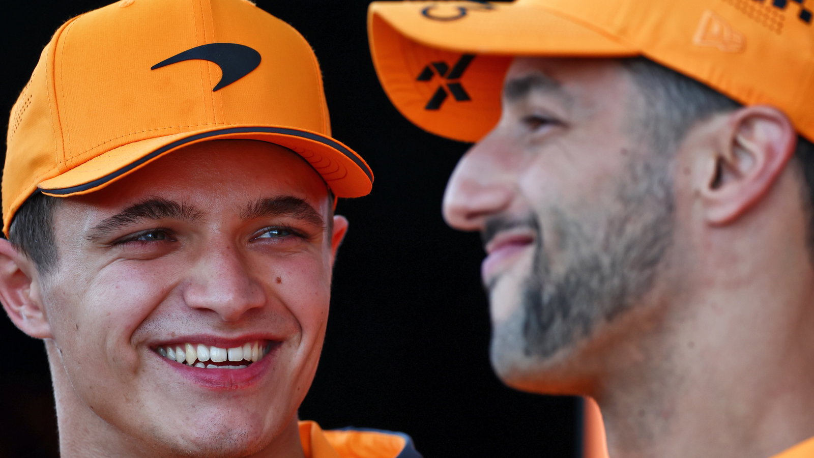 (L to R): Lando Norris (GBR) McLaren and team mate Daniel Ricciardo (AUS) McLaren. Formula 1 World Championship, Rd 19,