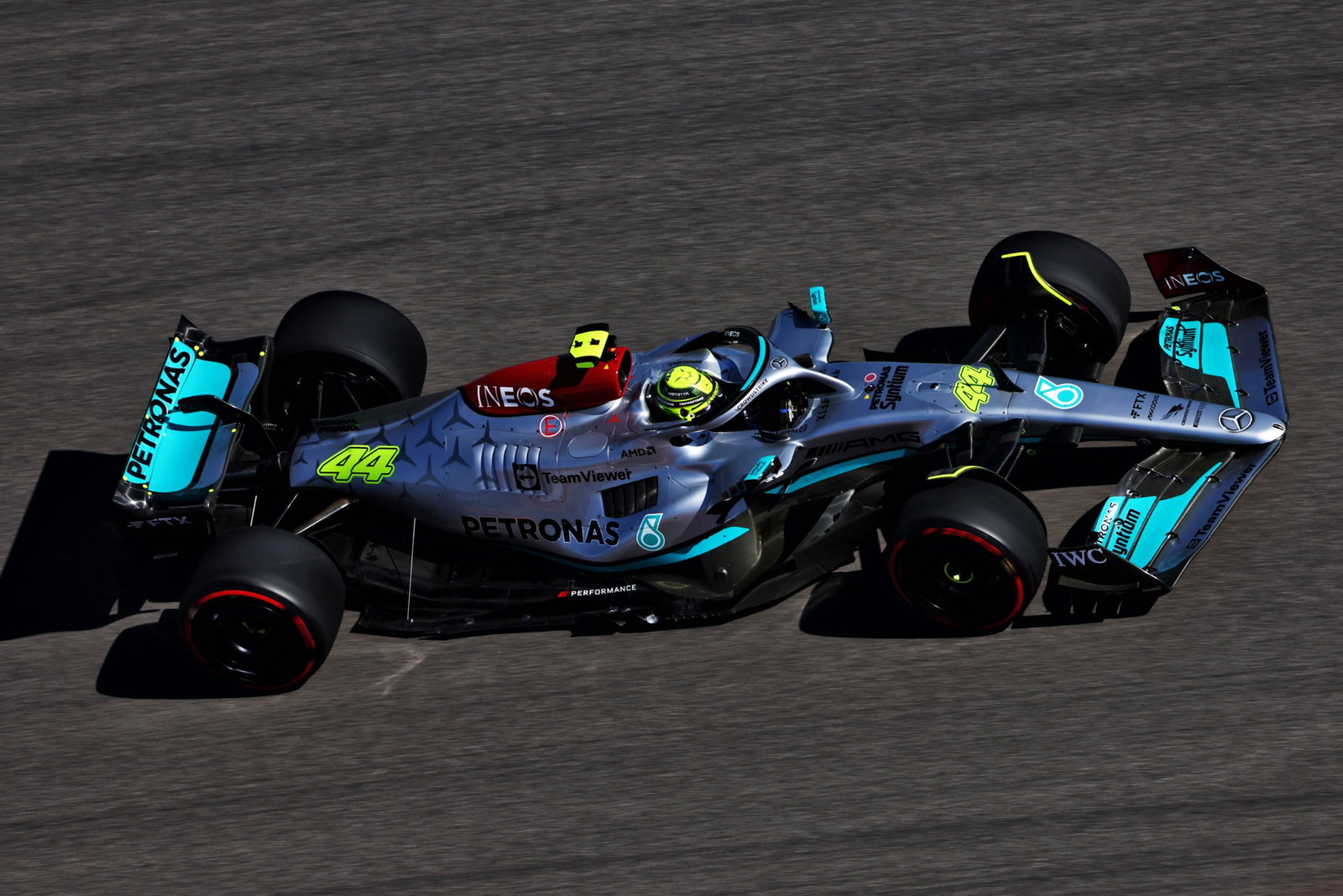 Lewis Hamilton (GBR) Mercedes AMG F1 W13. Formula 1 World Championship, Rd 19, United States Grand Prix, Austin, Texas,
