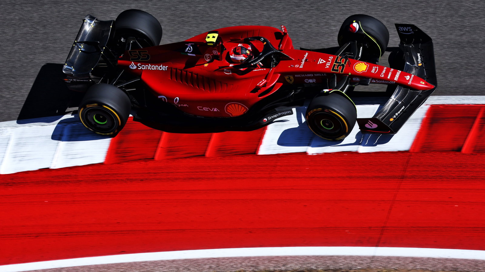 Carlos Sainz Jr (ESP) Ferrari F1-75. Formula 1 World Championship, Rd 19, United States Grand Prix, Austin, Texas, USA,