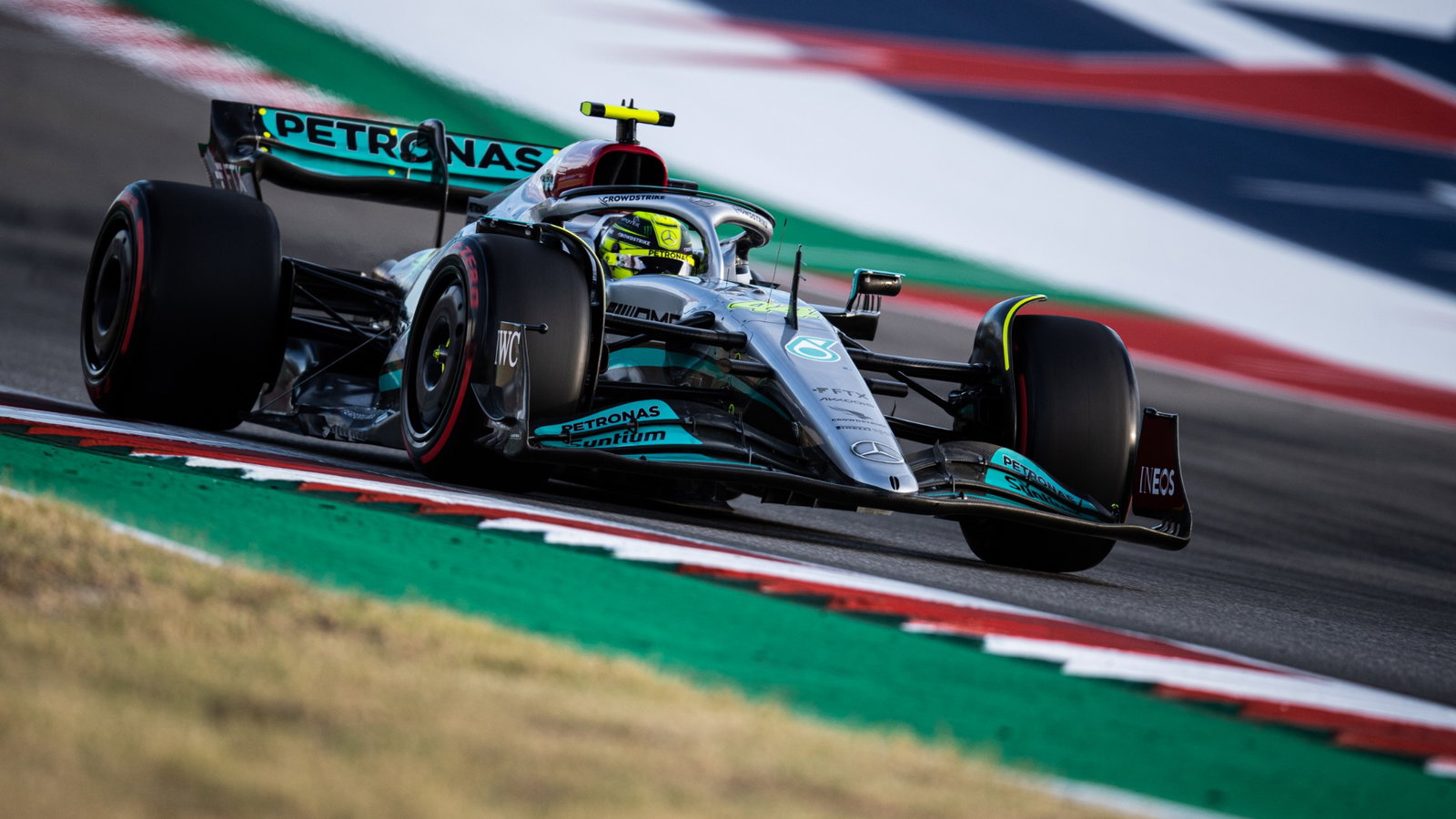 Lewis Hamilton (GBR) Mercedes AMG F1 W13. Formula 1 World Championship, Rd 19, United States Grand Prix, Austin, Texas,