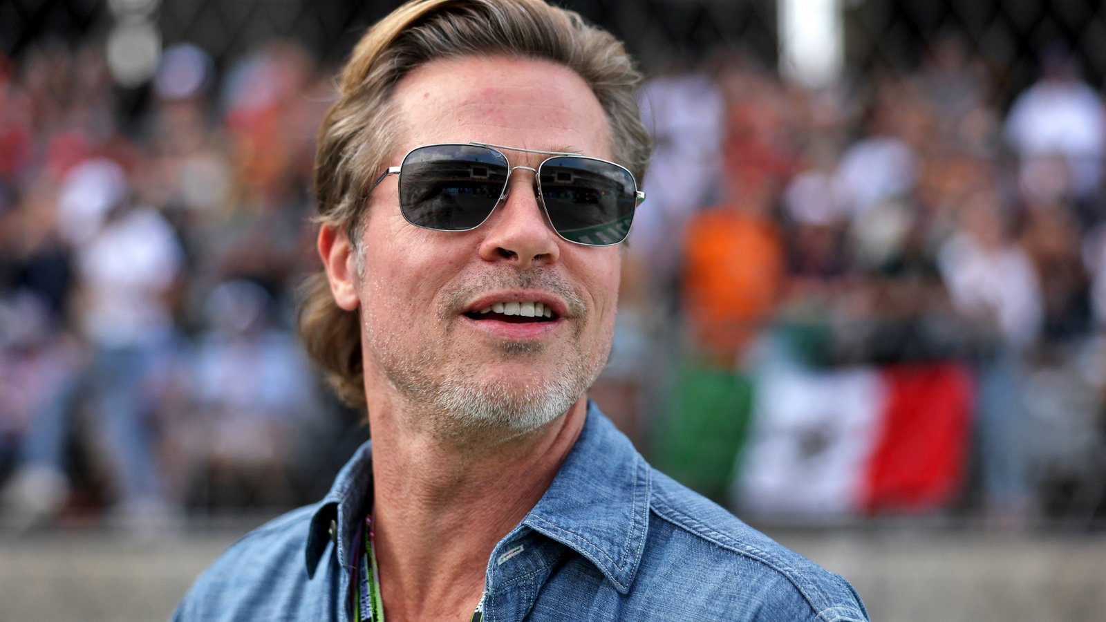 Brad Pitt (USA) Actor on the grid. Formula 1 World Championship, Rd 19, United States Grand Prix, Austin, Texas, USA, Race
