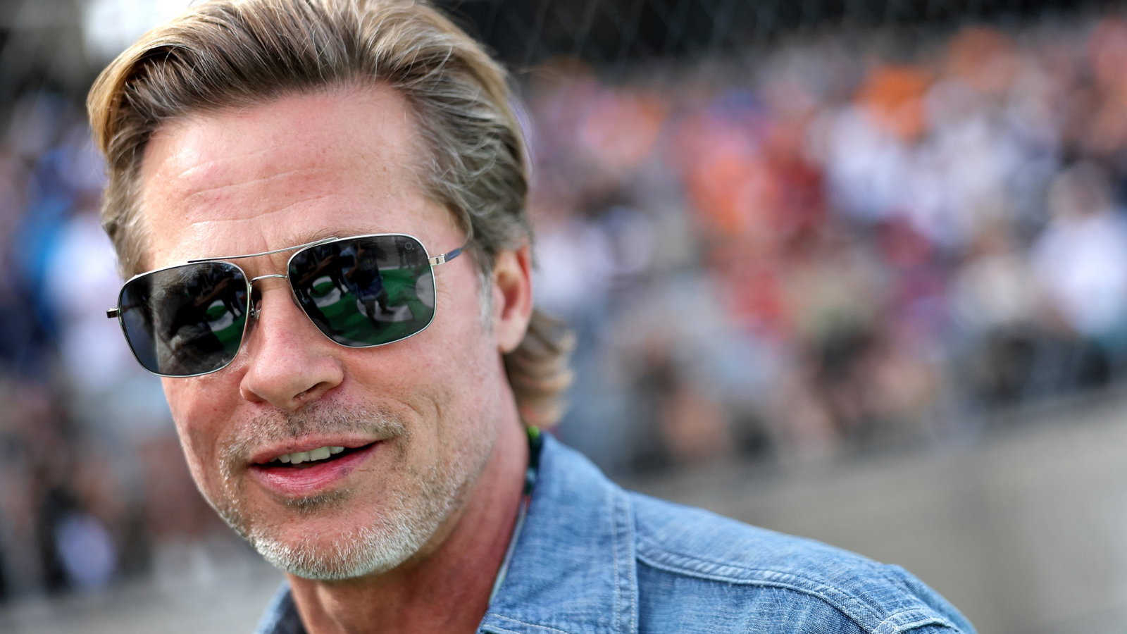 Brad Pitt (USA) Actor on the grid. Formula 1 World Championship, Rd 19, United States Grand Prix, Austin, Texas, USA, Race