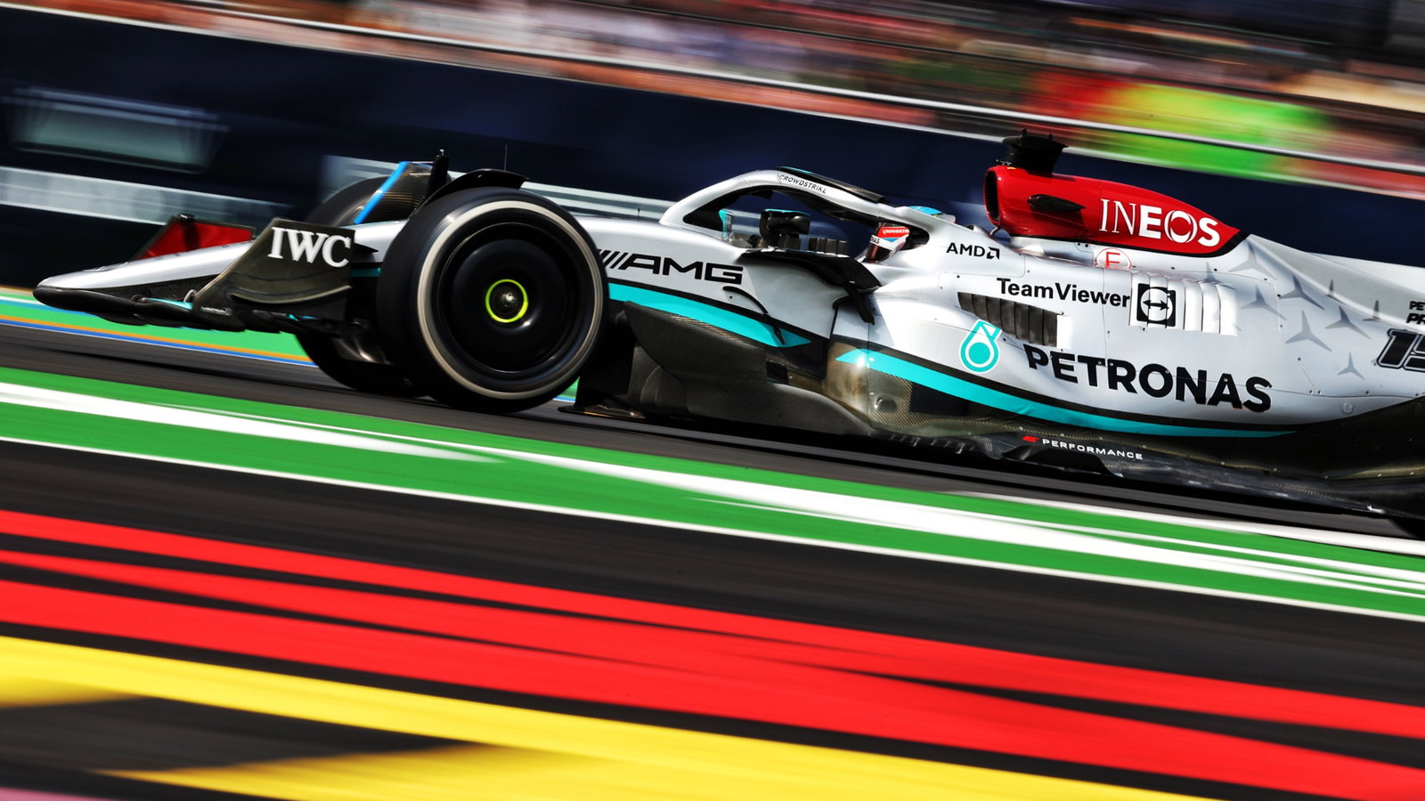 George Russell (GBR) Mercedes AMG F1 W13. Formula 1 World Championship, Rd 20, Mexican Grand Prix, Mexico City, Mexico,