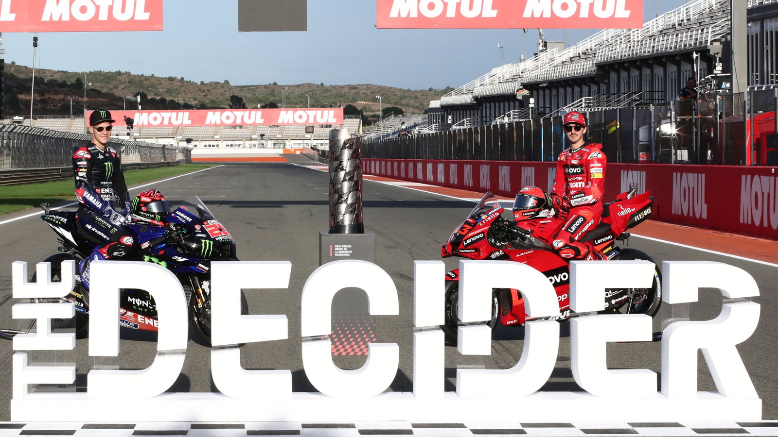 Fabio Quartararo Francesco Bagnaia, Valencia MotoGP, 3 November