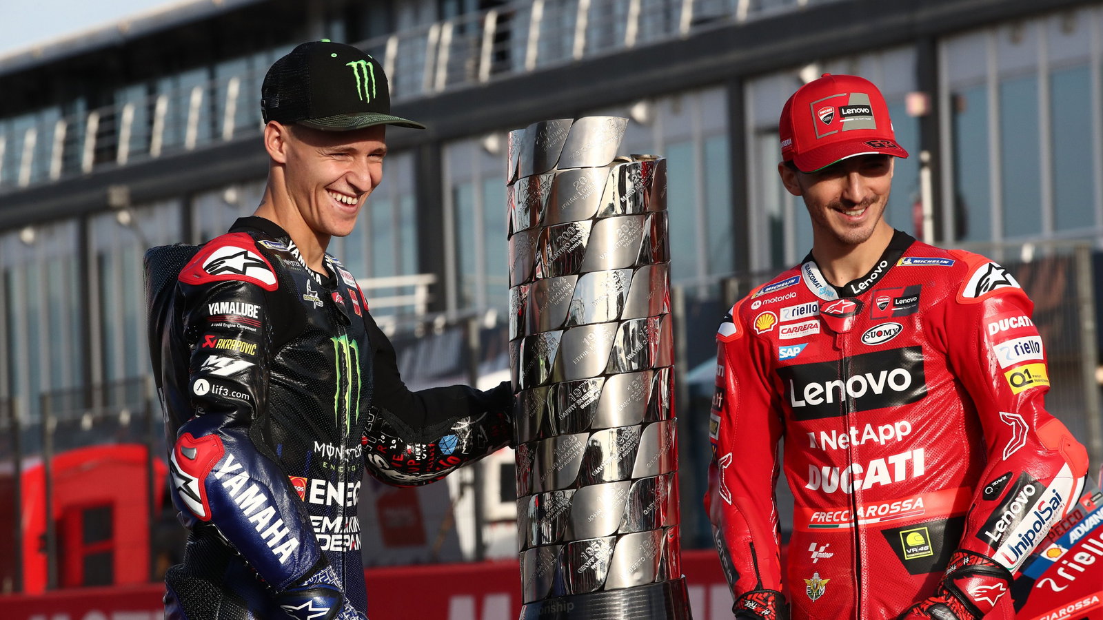 Francesco Bagnaia, Fabio Quartararo Valencia MotoGP 2022