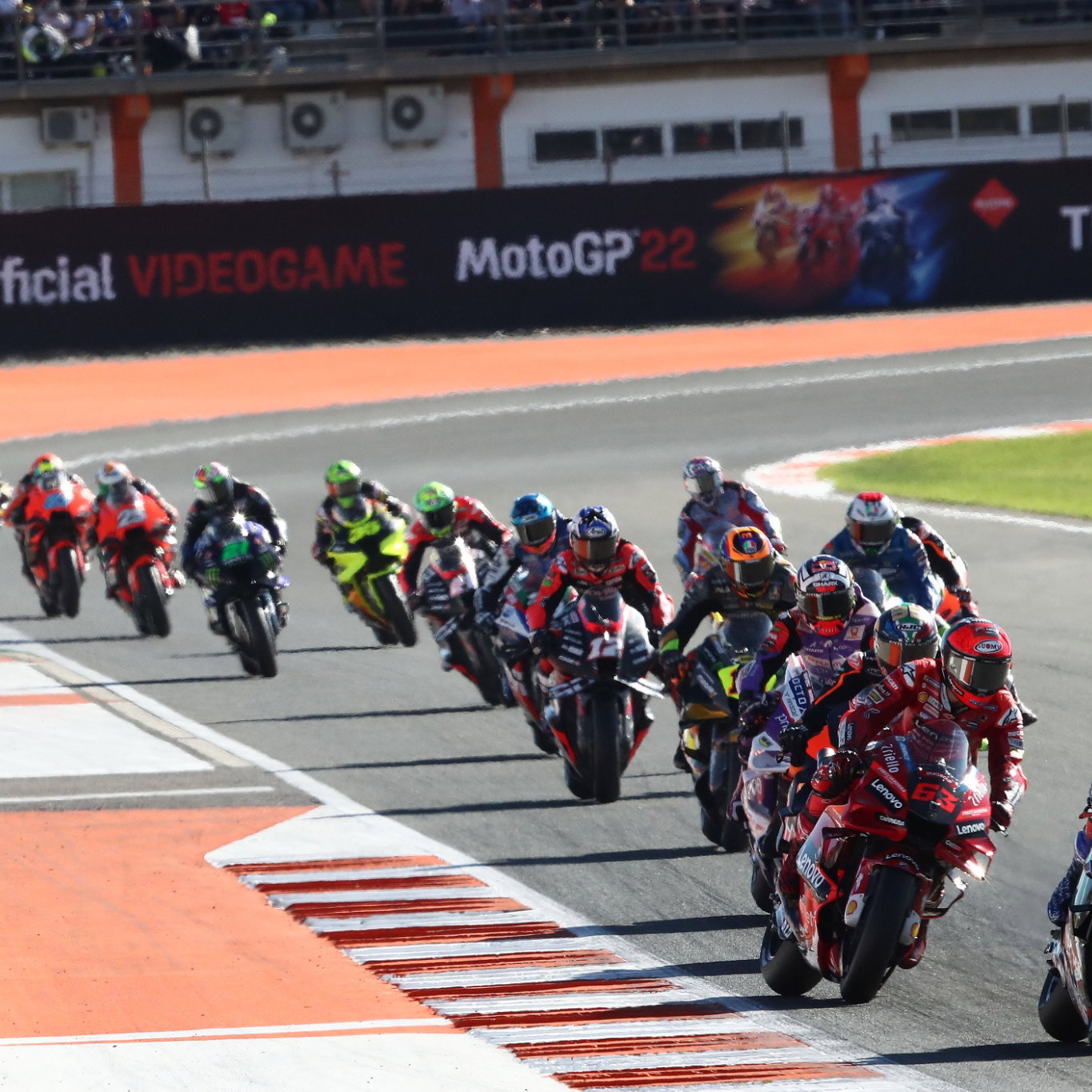 Fabio Quartararo Francesco Bagnaia MotoGP race, Valencia MotoGP. 6 November