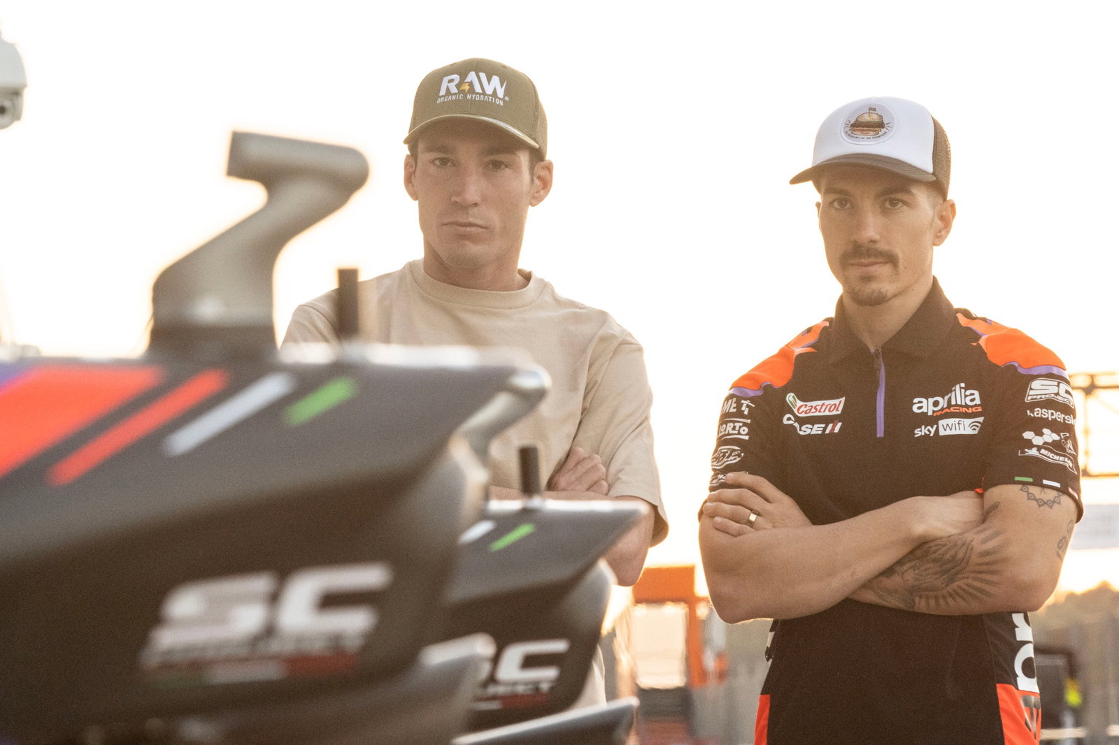 Aleix Espargaro, Maverick Vinales Aprilia MotoGP Valencia 2022