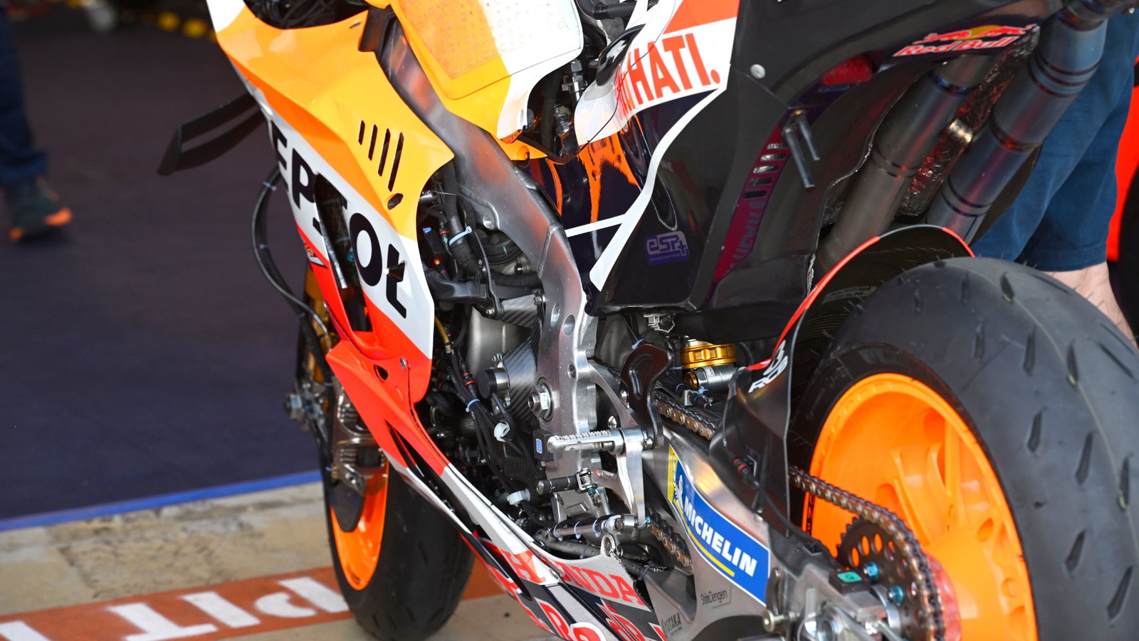 Honda bike, Valencia MotoGP test, 8 November