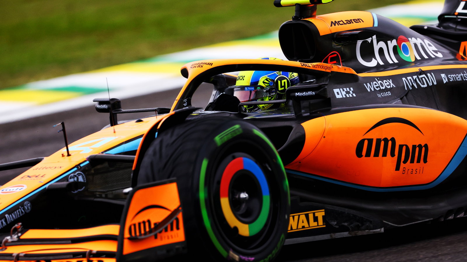 Lando Norris (GBR) McLaren MCL36. Formula 1 World Championship, Rd 21, Brazilian Grand Prix, Sao Paulo, Brazil, Qualifying