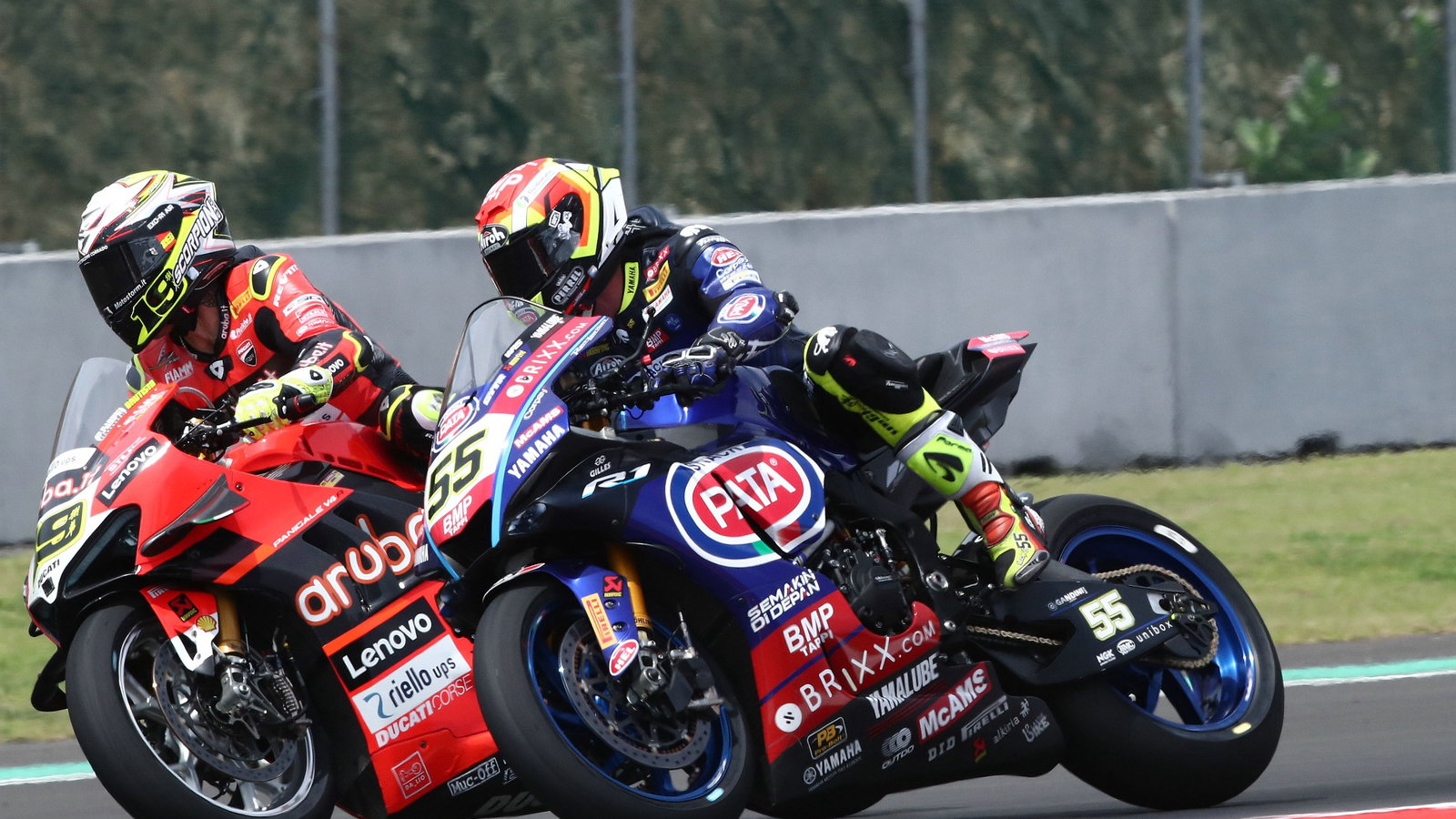 Alvaro Bautista, Andrea Locatelli WorldSBK Mandalika