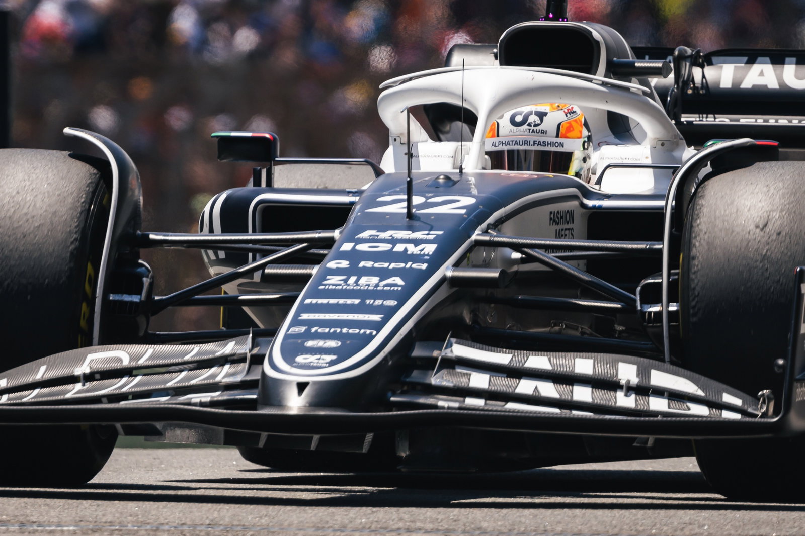 Yuki Tsunoda (JPN) AlphaTauri AT03. Formula 1 World Championship, Rd 21, Brazilian Grand Prix, Sao Paulo, Brazil, Sprint