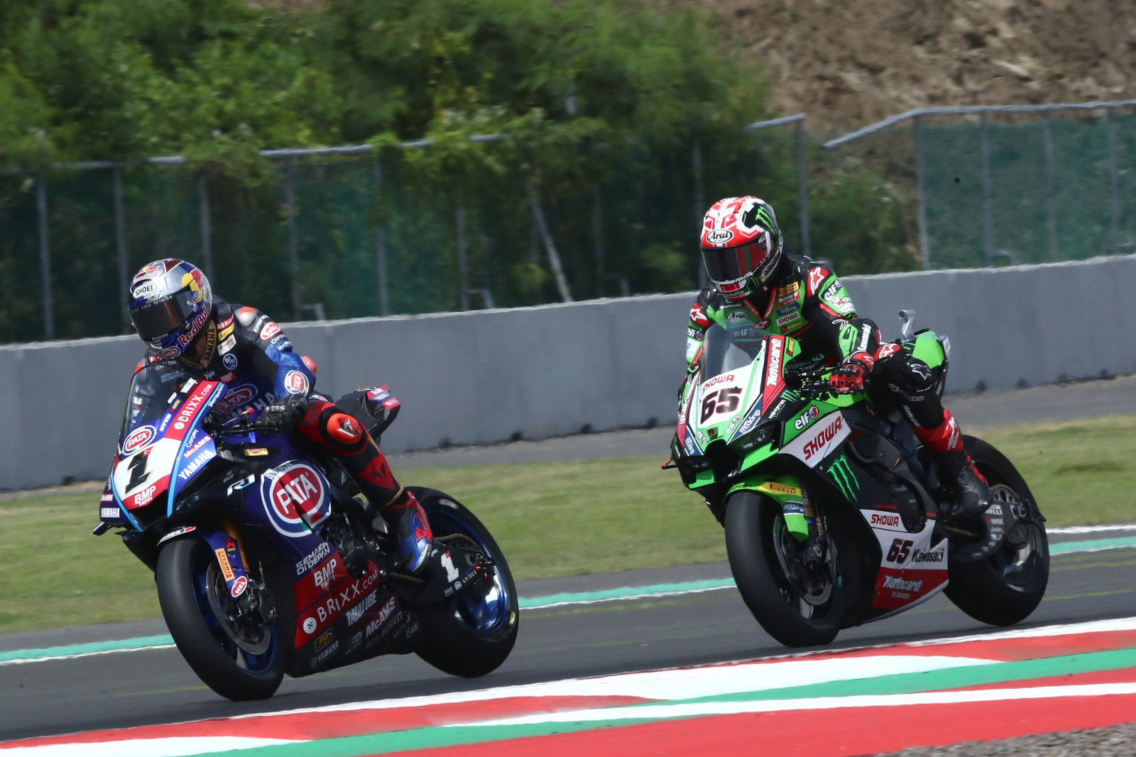 Toprak Razgatlioglu, Jonathan Rea, Race 2, Indonesian WorldSBK. 13 November