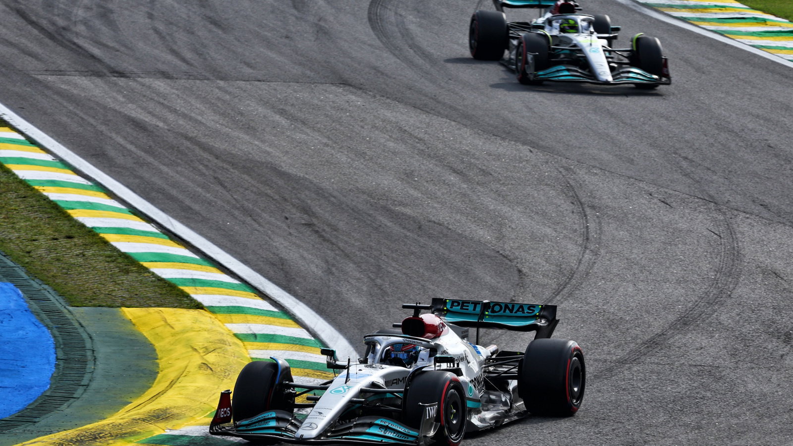 George Russell (GBR) Mercedes AMG F1 W13. Formula 1 World Championship, Rd 21, Brazilian Grand Prix, Sao Paulo, Brazil,