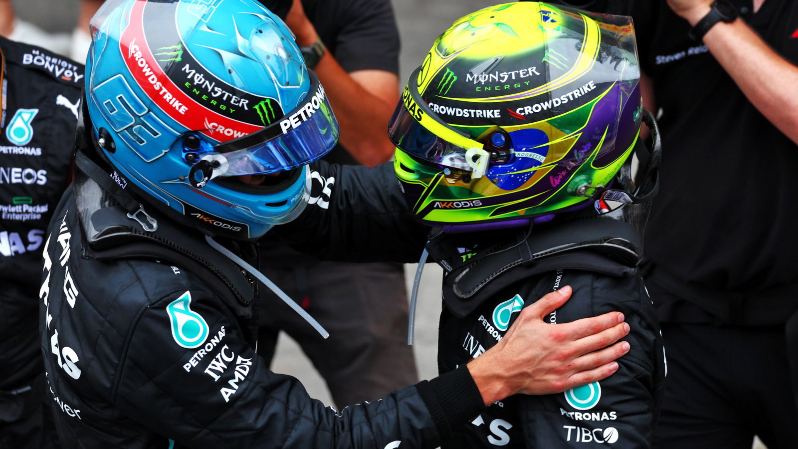 Race winner George Russell (GBR)